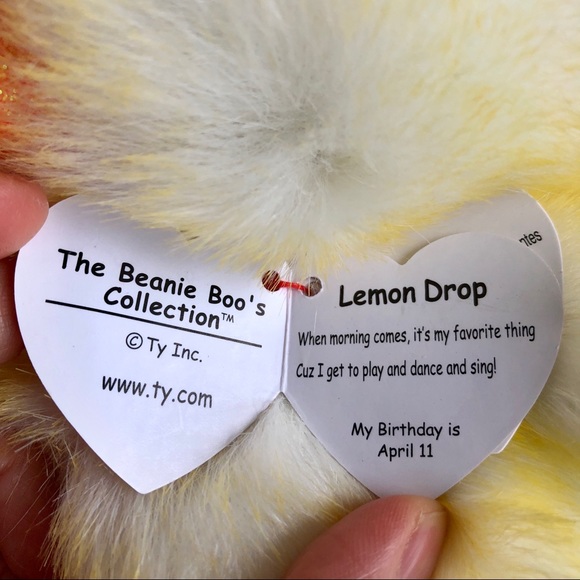 NEW LEMON DROP Beanie Baby Plush Toy 9” - Picture 9 of 16